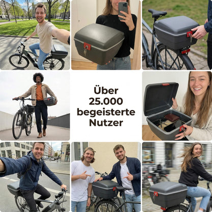 Thiru Touring-Tresor Fahrradkoffer 14L, abschliessbar & wasserdicht