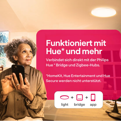 innr Smart LED Deckenleuchte RL 232 C, Zigbee, RGB, dimmbar, 30 cm