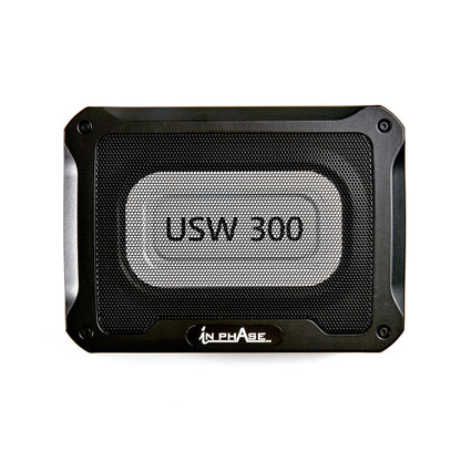 In Phase USW300 Aktiver Untersitz Subwoofer 300W - Schwarz