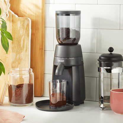 GRAEF CM702 Kaffeemühle - Kegelmahlwerk, Schwarz