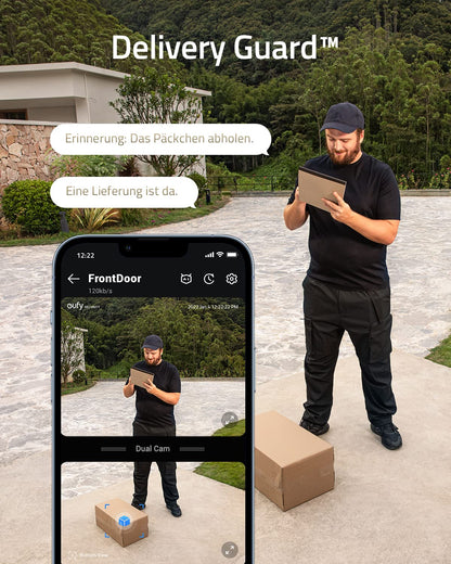 eufy Security S330 Video-Türklingel mit 2K & Homebase – Gebührenfrei