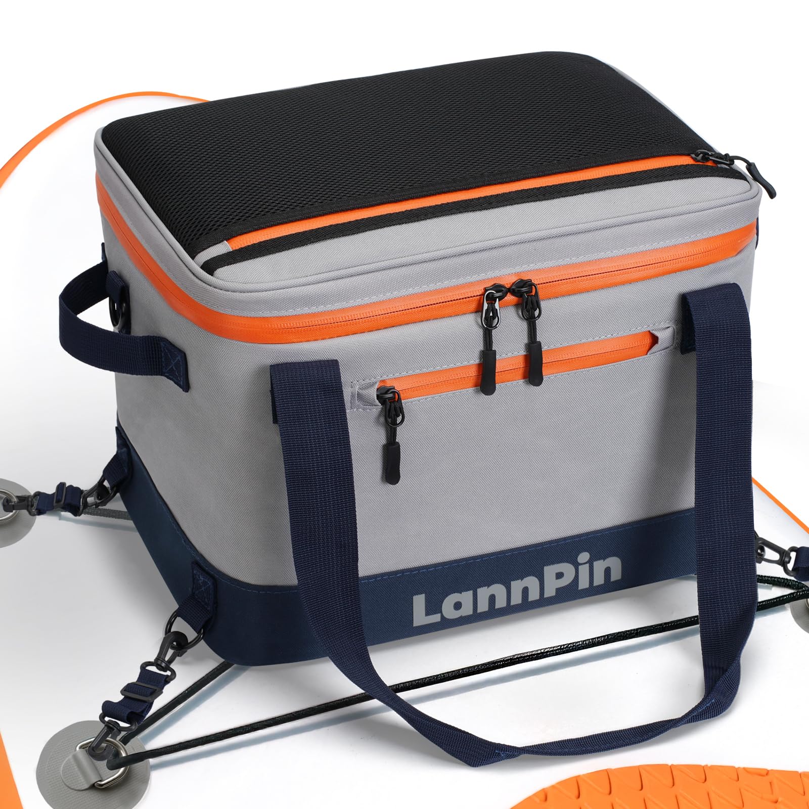 LannPin SUP Kühltasche wasserdicht 20 Liter mit Befestigungsclips