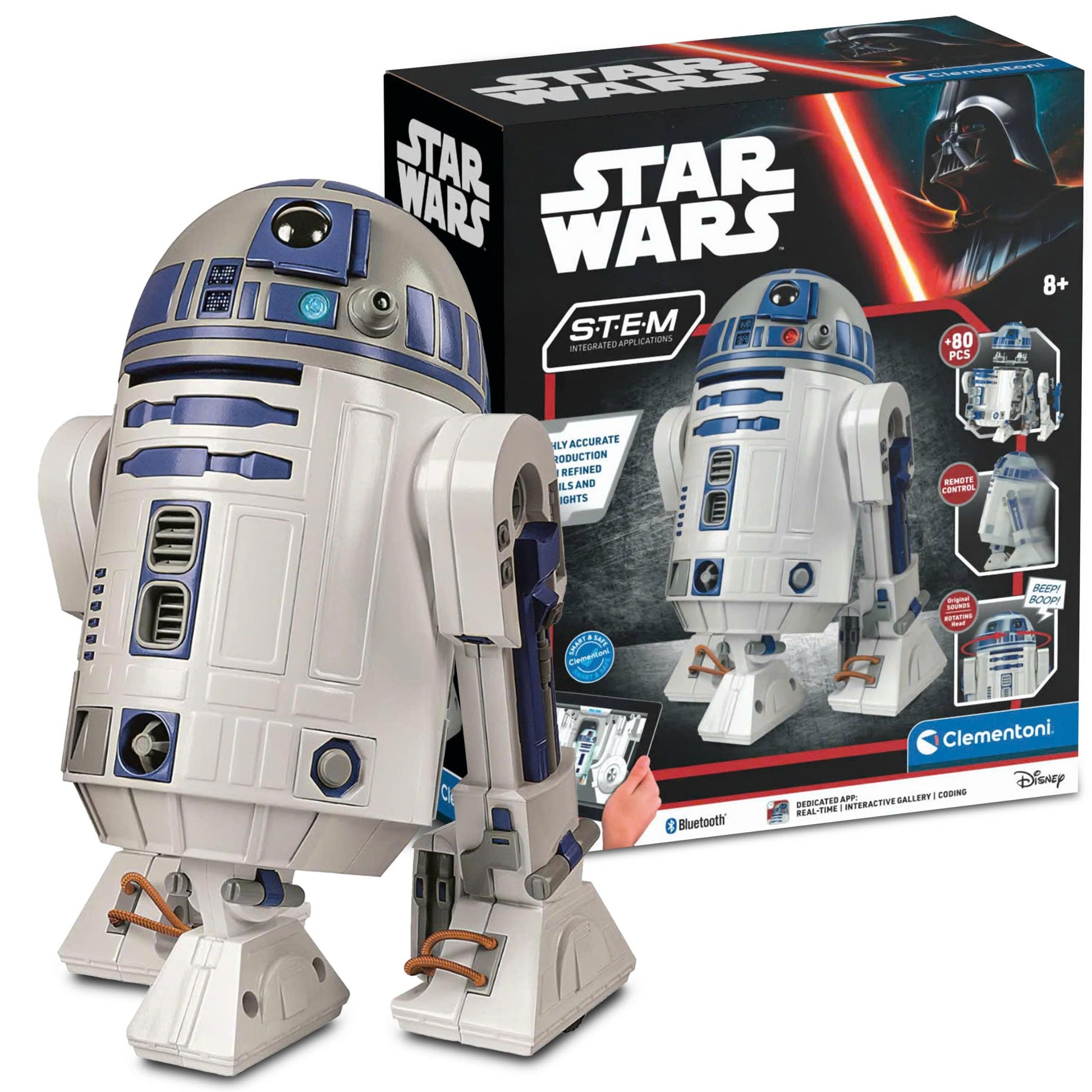 Clementoni Star Wars R2-D2 Roboter Bausatz mit App ab 8 Jahren