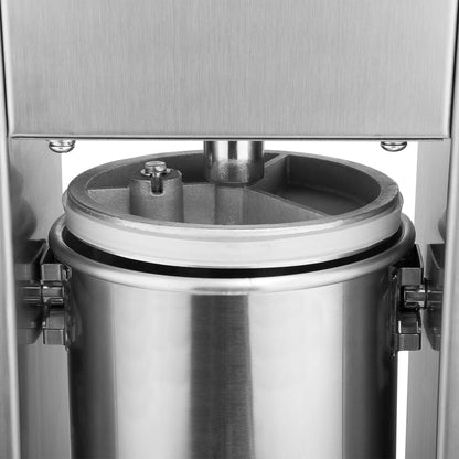 Zelsius Profi Wurstfüllmaschine Edelstahl 7 Liter - 2-Gang