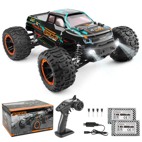 HAIBOXING RC Monster Truck 16889, 4WD, 1:16, 36 km/h, 2,4 GHz – ferngesteuertes Geländefahrzeug mit Allradantrieb