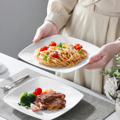 MALACASA Serie Julia Porzellan Geschirrset - 12 Personen, 60tlg.