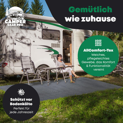 Camper Gear Pro Vorzeltteppich Camping Teppich - 250x500 cm