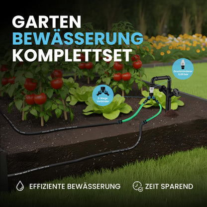 ecotube HOME Perlschlauch 50 m, wassersparendes Tropfschlauch Set