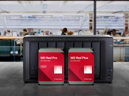 WD Red Plus 2TB NAS Interne Festplatte 3.5 Zoll - CMR 5400 U/Min