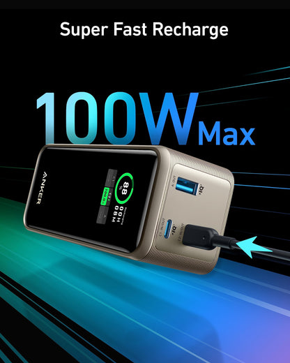 Anker Prime Powerbank 20.000mAh 200W - Golden