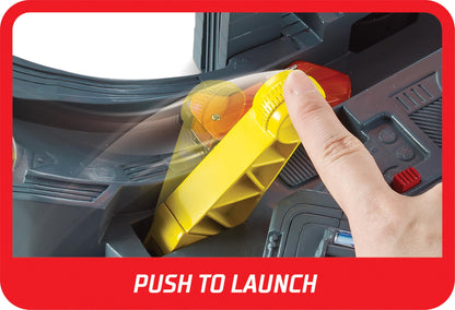 Hot Wheels Mega Crash Superbahn Autorennbahn mit Looping - CDL45