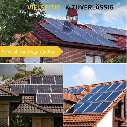 Avoltik PV Halterungsset Ziegeldach – 2 Module 30-40mm