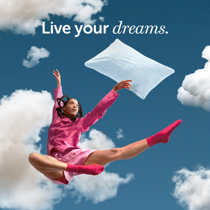 Cloudpillo Memory Foam Kissen 2er-Set, höhenverstellbar, 40x80 cm