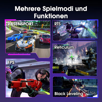 Amzfast AMZG27C1Q Pro Curved Gaming Monitor 27 Zoll QHD