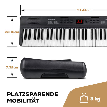 Alesis Melody 61 Digital Keyboard Piano für Einsteiger 61 Tasten