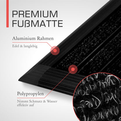 bomoe AluGant Fussabtreter Aussen 50x80 cm Anthrazit