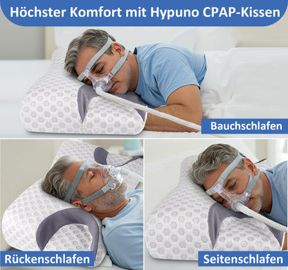Hypuno CPAP Kissen, Memory Foam Nackenstützkissen für Seitenschläfer