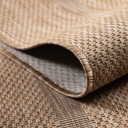 Carpettex Outdoor Teppich Sisal-Look Beige 200 x 290 cm wetterfest