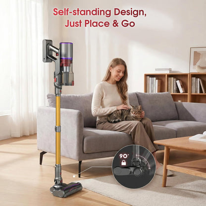 UNINELL HOME UV5 Akku-Staubsauger kabellos mit LED-Touchscreen