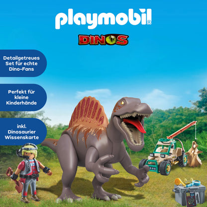 PLAYMOBIL Dinos Spinosaurus-Angriff auf Dino-Ausgrabung 71820