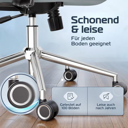 CLOUVOU BrightSeat ergonomischer Bürostuhl mit Wippfunktion bis 135°