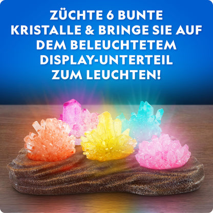 National Geographic Mega Kristallzucht-Set mit Leuchtständer