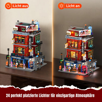 Lumibricks Boxclub Strassenfusion Klemmbausteine mit Licht, 3036 Teile