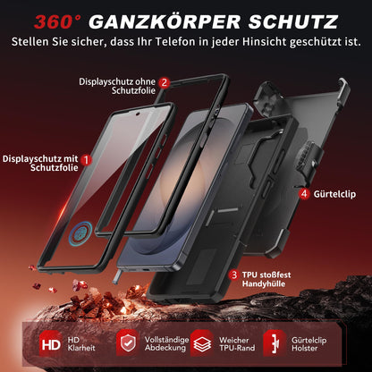 Tongate Samsung Galaxy S26 Ultra Hülle mit MagSafe-Ständer, Schwarz