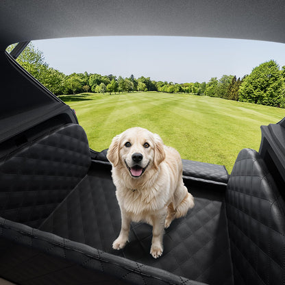 Pecute Kofferraumschutz Hund gesteppt – Seiten- und Ladekantenschutz SUV