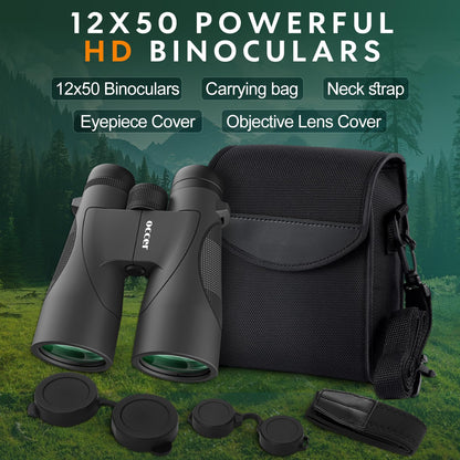 occer 12x50 Hochleistungs-Fernglas - HD Vogelbeobachtung Jagd
