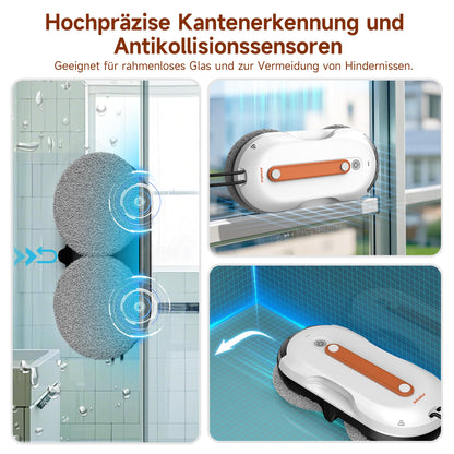 AlfaBot X7 Pro Fensterputzroboter mit beidseitiger Sprühfunktion