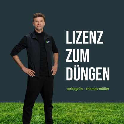Turbogrün Rasensamen Nachsaat 250 m², schnellkeimend, RSM-Qualität