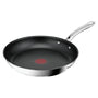 Tefal Infinite Bratpfanne 28 cm, Edelstahl, mit Antihaftversiegelung und genieteten Griffen
