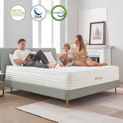 Hiepunos Orthopädische Taschenfederkern Matratze 90x200 H3