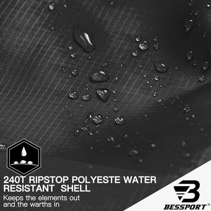 Bessport Mumienschlafsack 3-4 Jahreszeiten Winter - 0°C