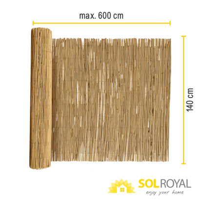 Sol Royal SolVision S36 Schilfmatte Sichtschutz 140x600 cm