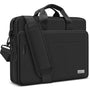 ZYB Große Laptoptasche 17 Zoll 17.3 Zoll Laptop Tasche,Wasserdicht Notebook Tasche für 17-17.3 Zoll Lenovo HP Dell ASUS MSI Acer Samsung etc 17-17.3 Laptop Hülle Schultertasche Aktentasche-Schwarz