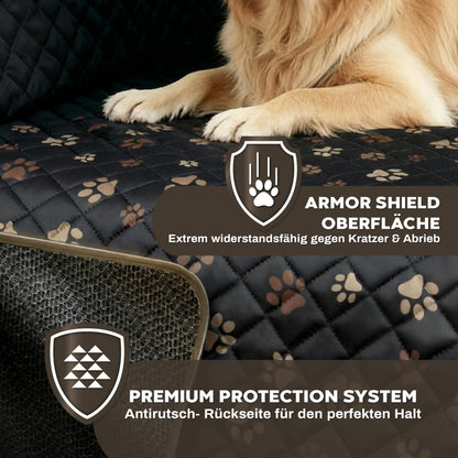 Hainberger Hundedecke Auto Rückbank 4-in-1 wasserdicht 137x147 cm