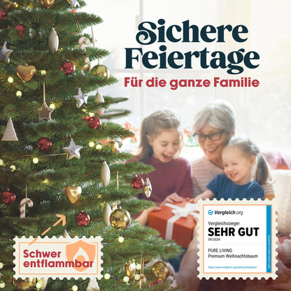 Pure Living Weihnachtsbaum künstlich Naturgetreu 180cm