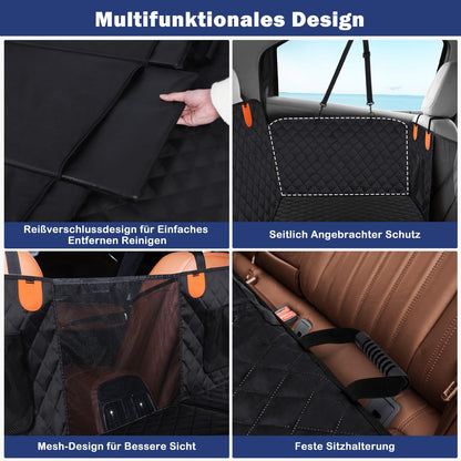 JOEJOY Hundedecke Auto Rückbank – Harte Unterseite