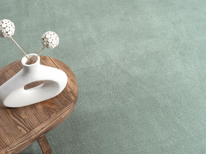 the carpet Relax Kurzflor-Teppich in Felloptik, Grün, 140 x 200 cm