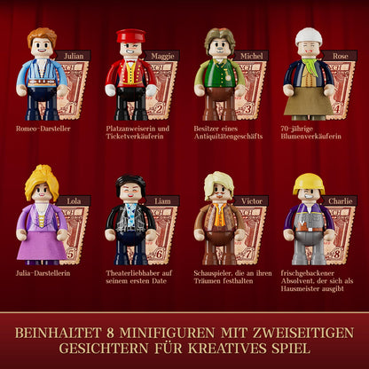 FUNWHOLE Balkon-Theater Beleuchtung Klemmbausteine Modell F9056