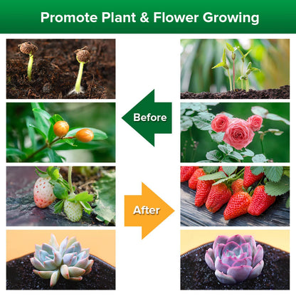 SANSI LED Pflanzenlampe 450W Vollspektrum 3-Schwanenhals mit Timer