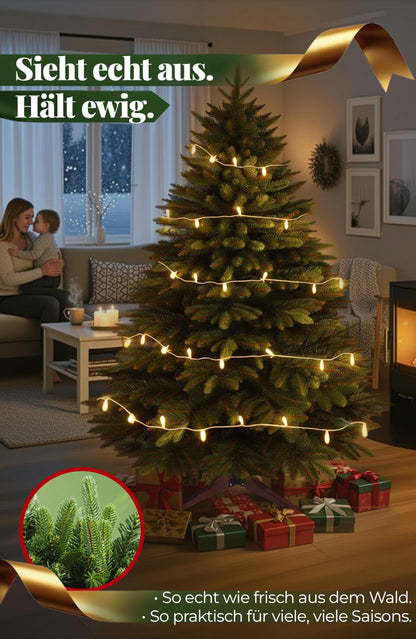 4smile Weihnachtsbaum künstlich realistisch - 180 cm Dunkelgrün