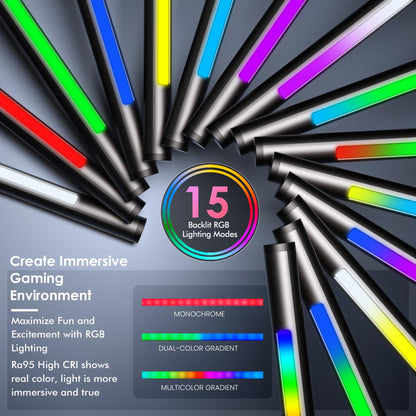 Quntis 51cm Curved Gaming Monitor Lampe RGB Fernbedienung