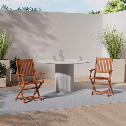 Casaria Sydney Gartenstuhl – Akazienholz klappbar 4er Set
