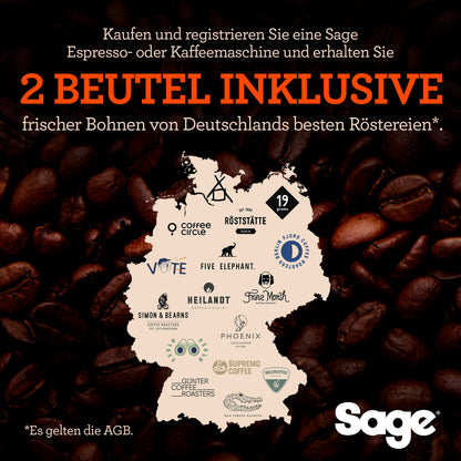 Sage The Barista Express Impress Siebträgermaschine mit Mahlwerk