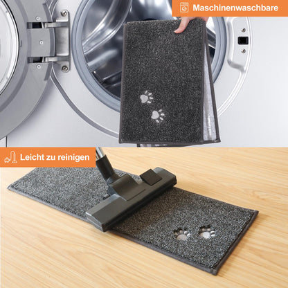 BEQHAUSE Stufenmatten rutschfest – 15er Set, dunkelgrau, 22x70cm