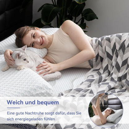 Amazon Basics Gel-Schaum Topper - 90x200cm, 7cm Höhe