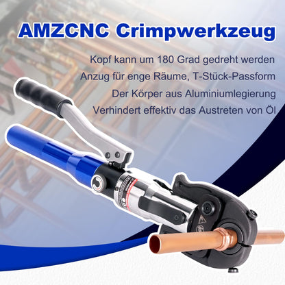 AMZCNC Profi Presszange – V- & TH-Kontur Pressbacken Set